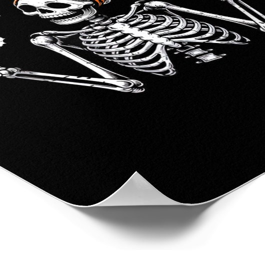 Funny Skeleton It Is What It Is Halloween Costume  ポスター (角)