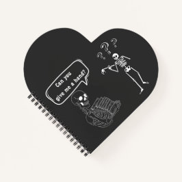 Funny Skeleton Pun Can You Give Me a Hand ノートブック