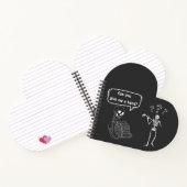 Funny Skeleton Pun Can You Give Me a Hand ノートブック (内部)