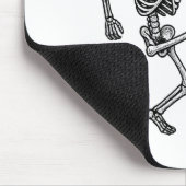 Funny Skeleton Soccer Ll Halloween Costume マウスパッド (コーナー)