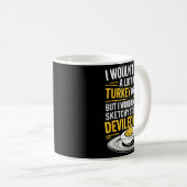 Funny Sketchy Stuff For Deviled Eggs Saying Food H コーヒーマグカップ (正面右)