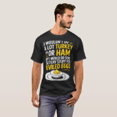 Funny Sketchy Stuff For Deviled Eggs Saying Food H Tシャツ (正面フル)