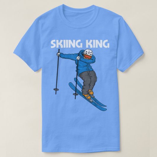 Funny Skiing Design For Men Dad Winter Sport Snow  Tシャツ (デザイン正面)