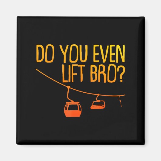 Funny skiing snowboarding design for men women マグネット (正面)