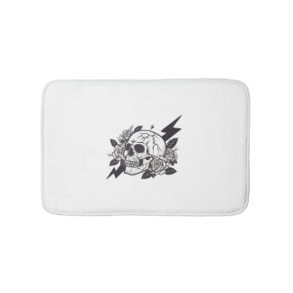 Funny Skull Lover バスマット