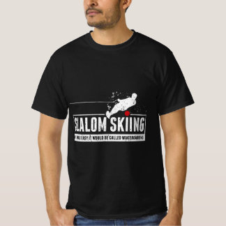 Funny Slalom Waterskiing Wakeboard Ski Vintage Sty Tシャツ