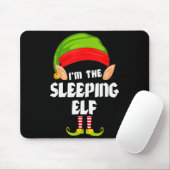 Funny Sleeng Elf Matching Family Group Pj Christma マウスパッド (マウス)