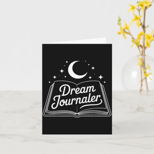 Funny Sleep Hygiene Dream Journaling Status Symbol カード (黄色い花)
