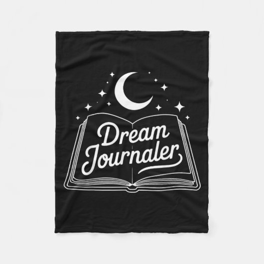 Funny Sleep Hygiene Dream Journaling Status Symbol フリースブランケット (正面)