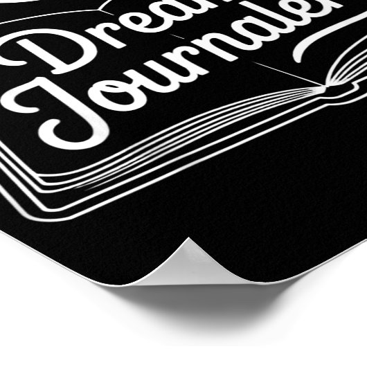 Funny Sleep Hygiene Dream Journaling Status Symbol ポスター (角)