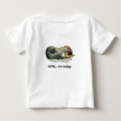 Funny, sleeping meerkats ベビーTシャツ (裏面)