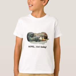 Funny, sleeping meerkats tシャツ