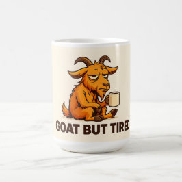Funny Sleepy Goat Mug for Coffee Addicts コーヒーマグカップ
