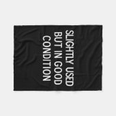 Funny, Slightly Used But In Good Condition, Sarcas フリースブランケット (正面(横))