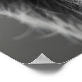 Funny Sloth Bathroom Art Print, Toilet Paper Roll ポスター (角)