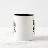 Funny Sloth Energy Saving Mode Coffee Mug ツートーンマグカップ (中央)