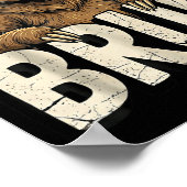 Funny Sloth Graphic Meme Lover Bruh Sloth Lovers  ポスター (角)