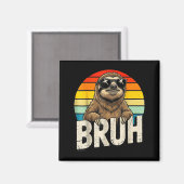 Funny Sloth Graphic Meme Lover Bruh Sloth Lovers  マグネット (正面/裏面)