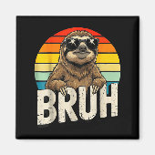 Funny Sloth Graphic Meme Lover Bruh Sloth Lovers  マグネット (正面)