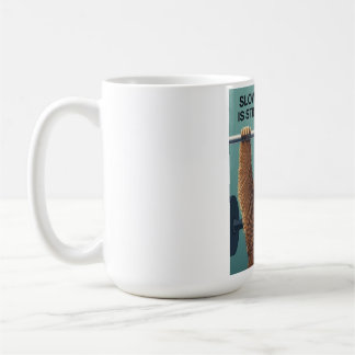 Funny Sloth Gym Motivation Poster - Slow Progress  コーヒーマグカップ