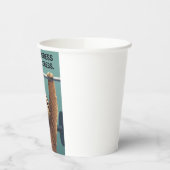 Funny Sloth Gym Motivation Poster - Slow Progress  紙コップ (左)