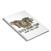 Funny Sloth Hiking Classic T-Shirt_5 ノートブック (右側)