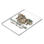 Funny Sloth Hiking Classic T-Shirt_5 ノートブック (左側)