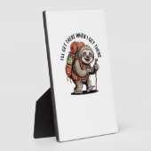Funny Sloth Hiking Team - Slow and Steady Classic  フォトプラーク (側面)
