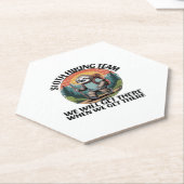 Funny Sloth Hiking Team we'll get there when we ge ペーパーコースター (アングル)