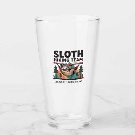 Funny Sloth Hiking - This funny sloth hiking gift  タンブラーグラス (正面)
