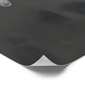 Funny Sloth in Bubble Bath Print, Bathroom Humor ポスター (角)