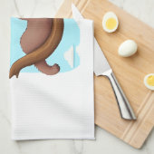 Funny Sloth on a Tree � Just Make It to Friday Ove キッチンタオル (四つ折り)