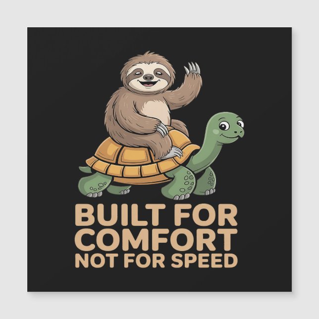 Funny Sloth Riding Turtle (正面)