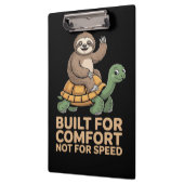 Funny Sloth Riding Turtle クリップボード (左)