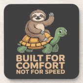 Funny Sloth Riding Turtle コースター (正面)
