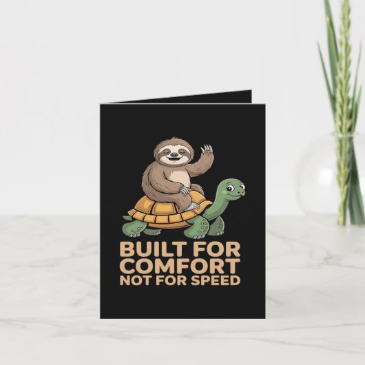 Funny Sloth Riding Turtle シーズンカード (正面)