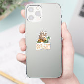 Funny Sloth Riding Turtle シール (スマートフォン)