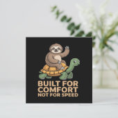 Funny Sloth Riding Turtle 招待状 (スタンド正面)