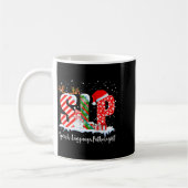 Funny Slp Speech Language Pathologist Santa Christ コーヒーマグカップ (左)
