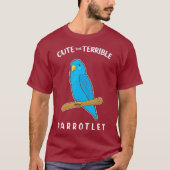 Funny Small Parrot Owner Parrotlet Tシャツ (正面)