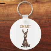 Funny Smart Donkey keychain キーホルダー (裏面)