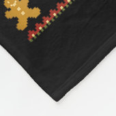 Funny Smoking Cat Meme Christmas Ugly Sweaters For フリースブランケット (角)