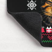 Funny Smoking Cat Meme Ugly Christmas Sweater For  マウスパッド (コーナー)