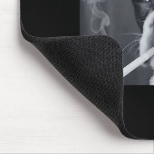 Funny Smoking Dog Meme Cigarette Gen Z Meme Dog Lo マウスパッド (コーナー)