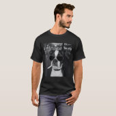 Funny Smoking Dog Meme Cigarette Gen Z Meme Dog Lo Tシャツ (正面フル)