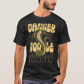 Funny Snake Lover Danger Noodle Tシャツ (正面)