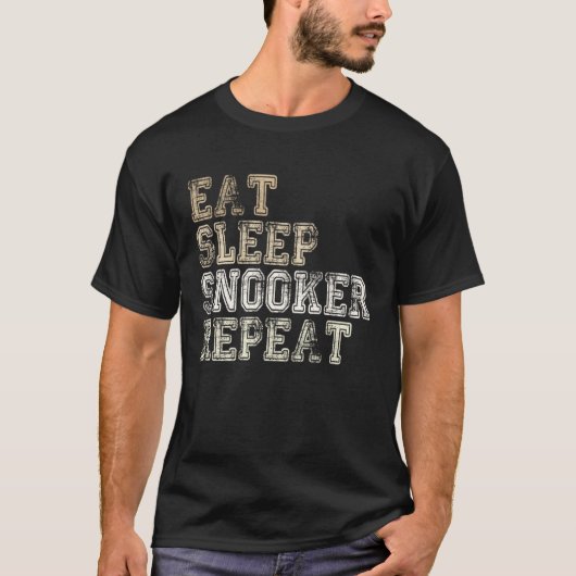 Funny snooker saying pool billiard snooker player tシャツ (正面)