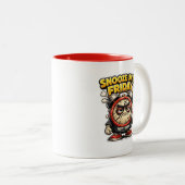 Funny Snooze Until Friday Alarm Clock Mug ツートーンマグカップ (正面右)