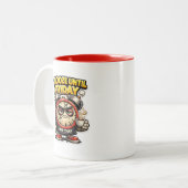 Funny Snooze Until Friday Alarm Clock Mug ツートーンマグカップ (正面左)