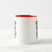 Funny Snooze Until Friday Alarm Clock Mug ツートーンマグカップ (中央)